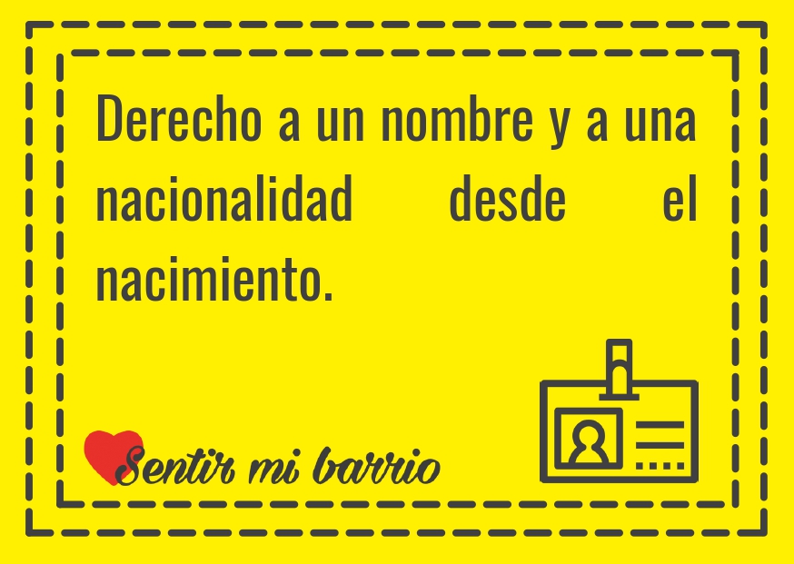 Derecho a un nombre y a una nacionalidad desde el nacimiento