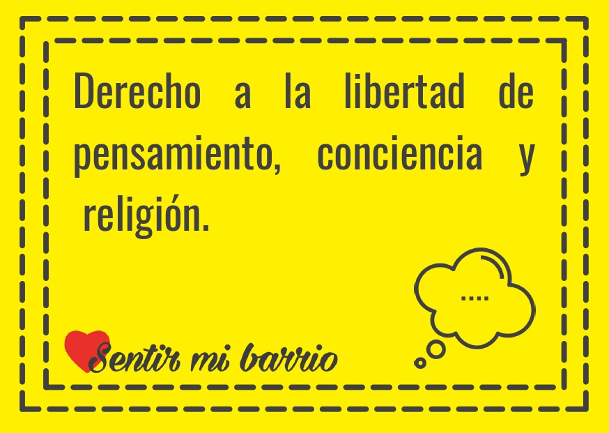 Derecho a la libertad de pensamiento, conciencia y religión.